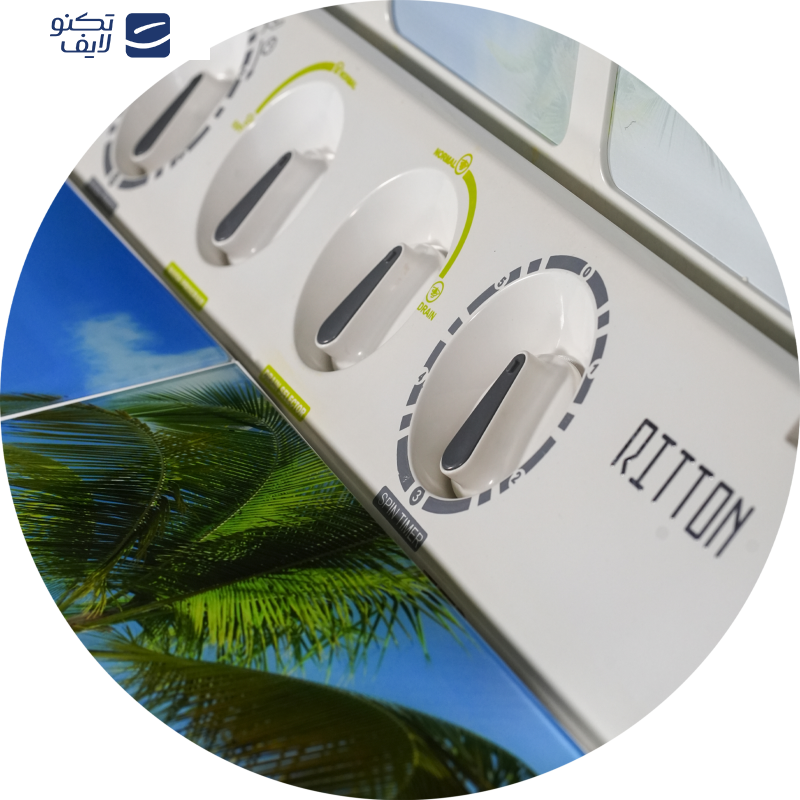 ماشین لباسشویی نیمه اتوماتیک ریتون مدل RWM-1402 TGA ظرفیت 14 کیلوگرم