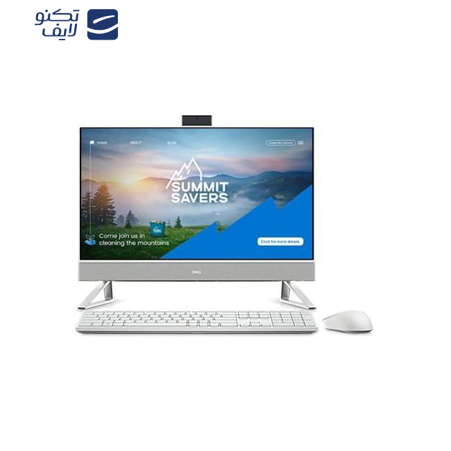 کامپیوتر همه کاره 24 اینچ دل مدل Inspiron 5420-i7 1355U-16GB DDR4-256GB SSD-1TB HDD-Touch کامپیوتر همه کاره 24 اینچ دل مدل Inspiron 5420-i7 1355U-16GB DDR4-256GB SSD-1TB HDD-Touch