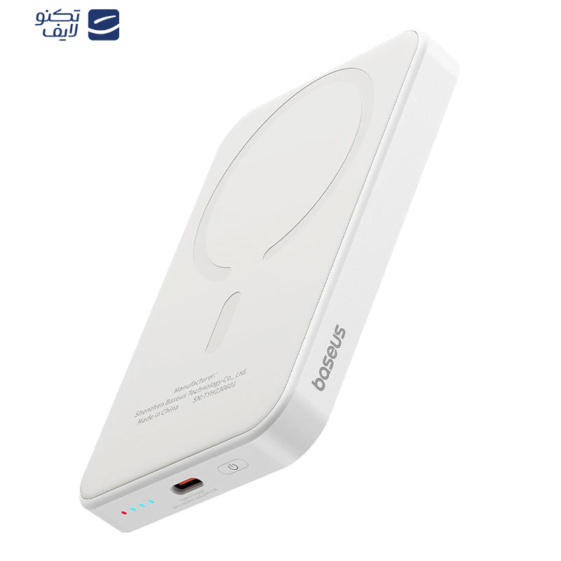 پاوربانک بیسوس مدل Magnetic Mini WIRELESS FAST PPCXM05 ظرفیت 5000 میلی آمپر ساعت پاوربانک بیسوس مدل Magnetic Mini WIRELESS FAST PPCXM05 ظرفیت 5000 میلی آمپر ساعت