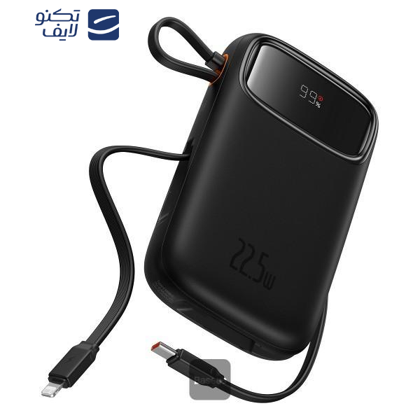 پاوربانک بیسوس مدل 22.5W QPow2 Dual Cable ظرفیت 10000 میلی آمپر ساعت پاوربانک بیسوس مدل 22.5W QPow2 Dual Cable ظرفیت 10000 میلی آمپر ساعت