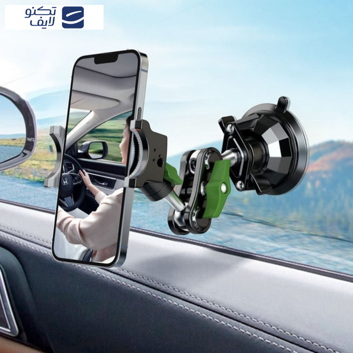 نگهدارنده گوشی موبایل گرین لاین مدل Ultimate Phone Holder with Suction Cup Mount