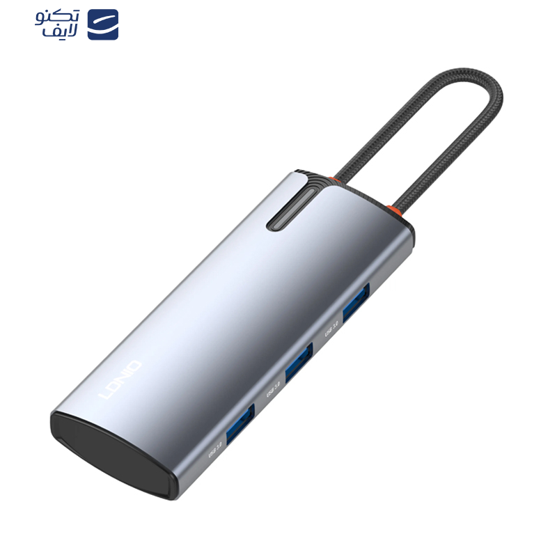 هاب 5 پورت USB-C الدینیو مدل DS-15H هاب 5 پورت USB-C الدینیو مدل DS-15H