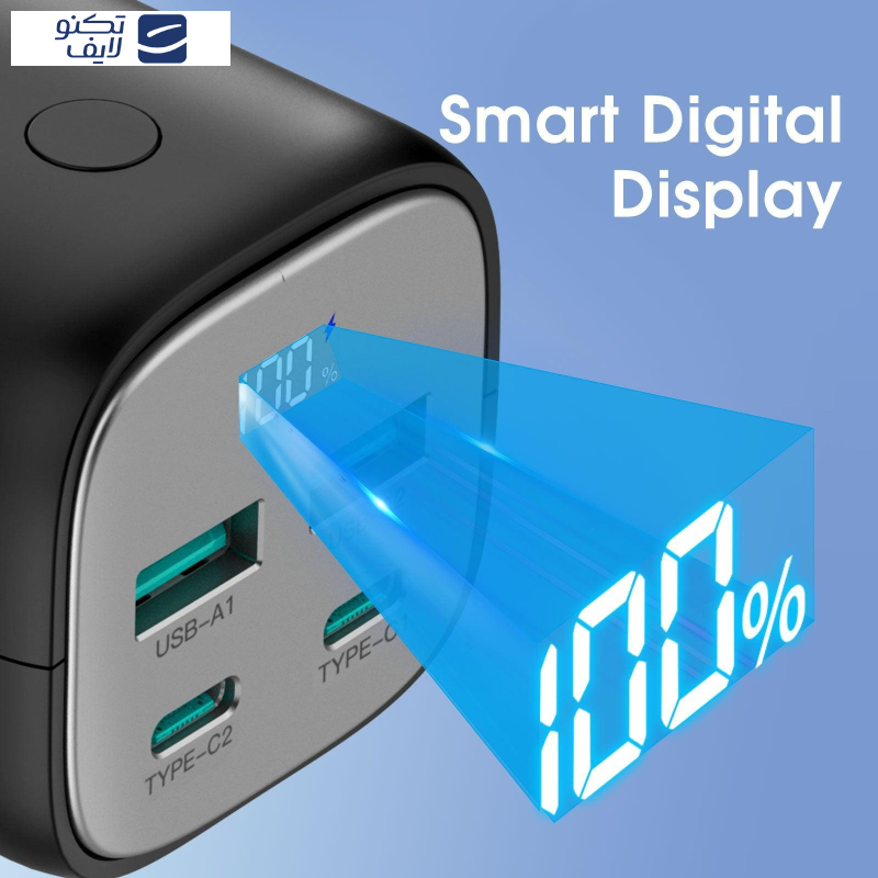 پاوربانک راوپاور مدل RP-PB208Pro ظرفیت 20000 میلی آمپر ساعت پاوربانک راوپاور مدل RP-PB208Pro ظرفیت 20000 میلی آمپر ساعت