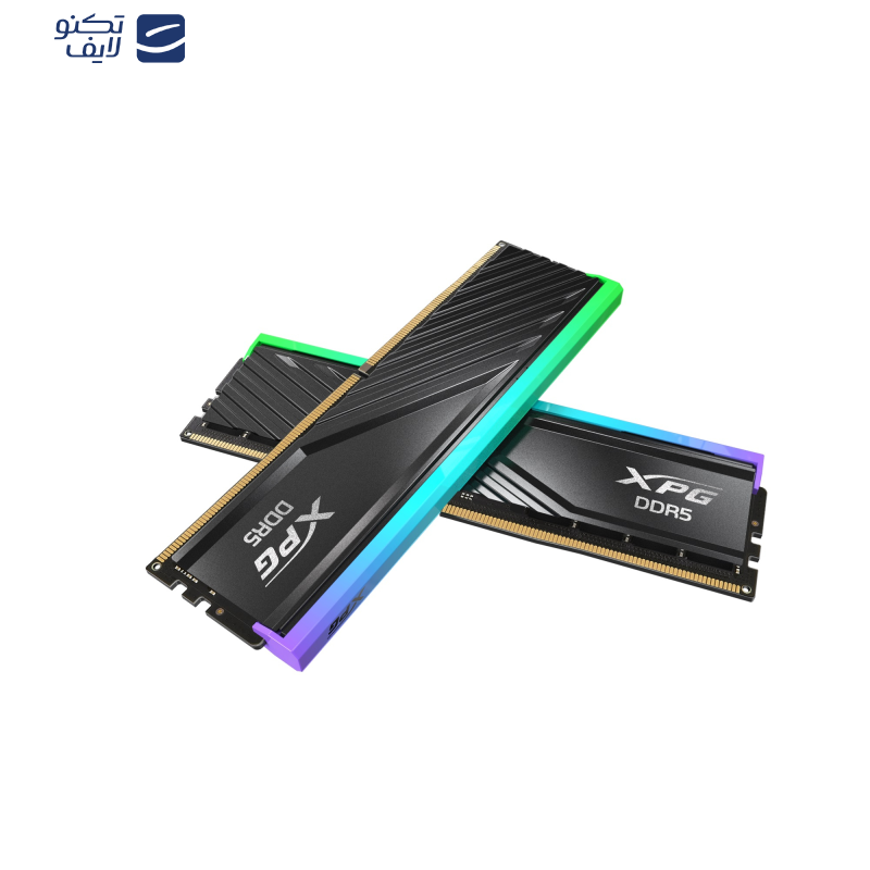 رم دسکتاپ DDR5 دو کاناله 6000 مگاهرتز CL48 ای دیتا ایکس پی جی مدل LANCER BLADE RGB BLACK ظرفیت 32 گیگابایت رم دسکتاپ DDR5 دو کاناله 6000 مگاهرتز CL48 ای دیتا ایکس پی جی مدل LANCER BLADE RGB BLACK ظرفیت 32 گیگابایت