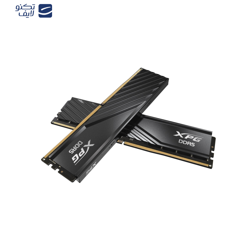 رم دسکتاپ DDR5 دو کاناله 5600مگاهرتز CL46 ایکس پی جی مدل LANCER BLADE BLACK ظرفیت 32 گیگابایت رم دسکتاپ DDR5 دو کاناله 5600مگاهرتز CL46 ایکس پی جی مدل LANCER BLADE BLACK ظرفیت 32 گیگابایت