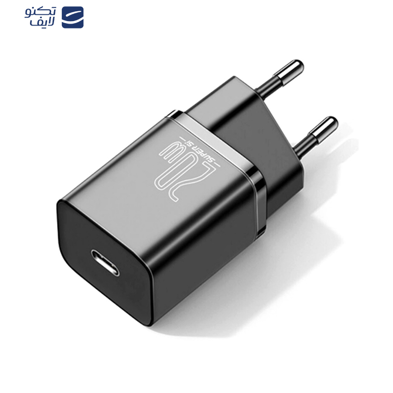 شارژر دیواری 20 وات باسئوس مدل Si 1C 20W CCSUP-B01 شارژر دیواری 20 وات باسئوس مدل Si 1C 20W CCSUP-B01