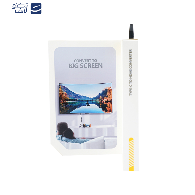 مبدل USB-C به HDMI جی بی کیو مدل HDT-01 طول 20 سانتی متر