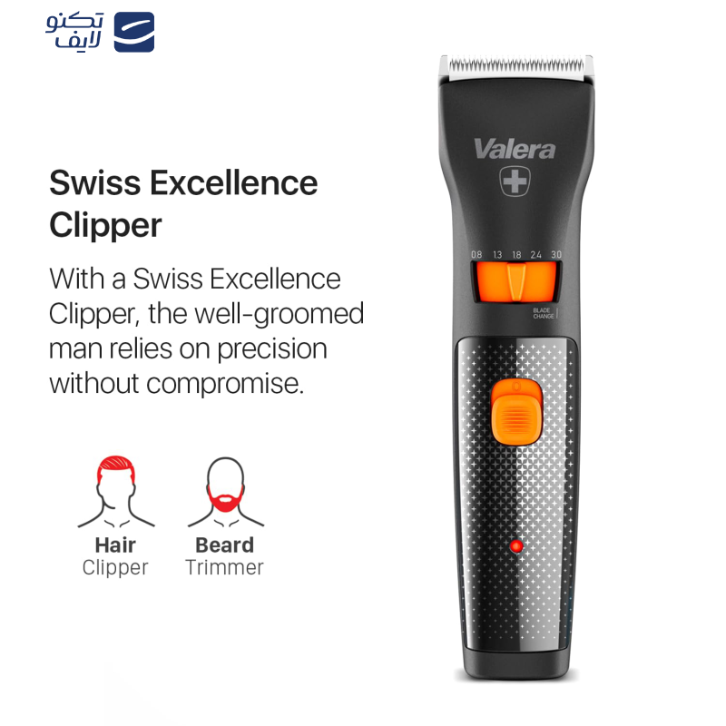 ماشین اصلاح موی سر و صورت والرا مدل SWISS EXCELLENCE SMART ماشین اصلاح موی سر و صورت والرا مدل SWISS EXCELLENCE SMART