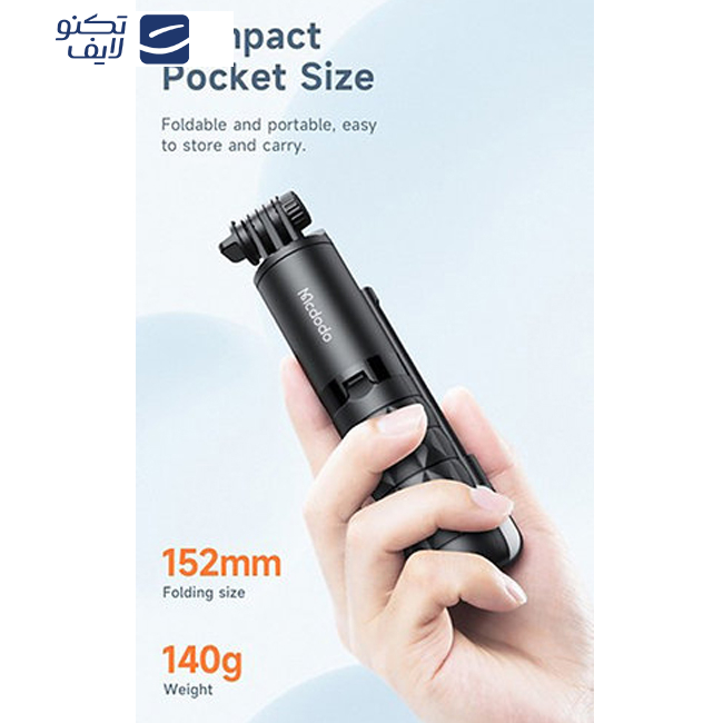 پایه مونوپاد مک دودو مدل Single Light Wireless Selfie Stick پایه مونوپاد مک دودو مدل Single Light Wireless Selfie Stick