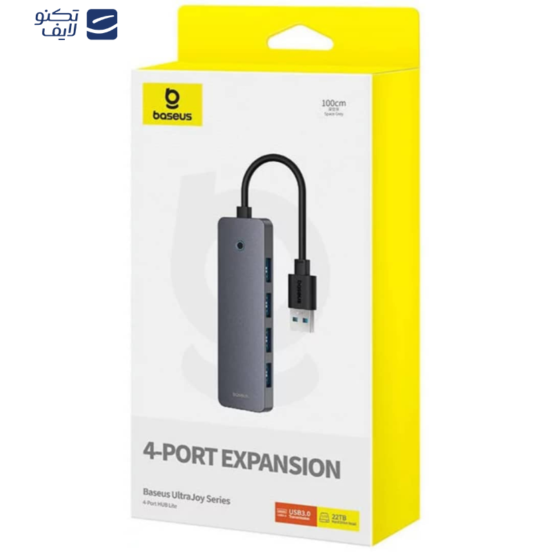 هاب 4 پورت USB 3.0 باسئوس مدل UltraJoy 100cm هاب 4 پورت USB 3.0 باسئوس مدل UltraJoy 100cm