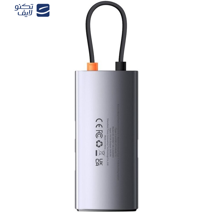 هاب ۴ پورت USB-C باسئوس مدل metal gleam series CAHUB-CY0G