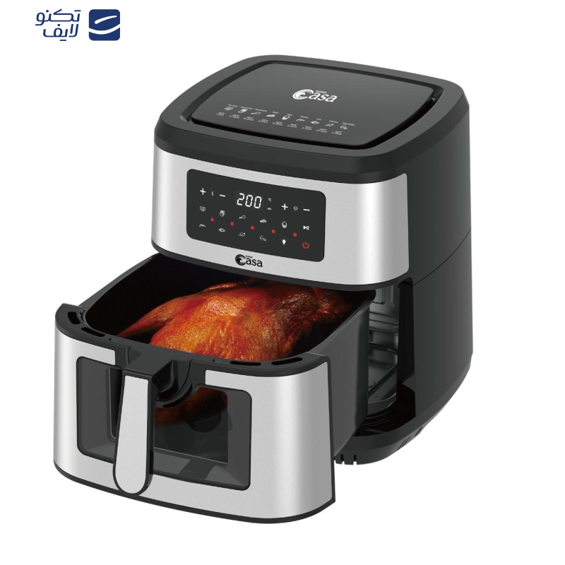 سرخ کن بدون روغن سوپر کاسا مدل دو المنته casa-8592