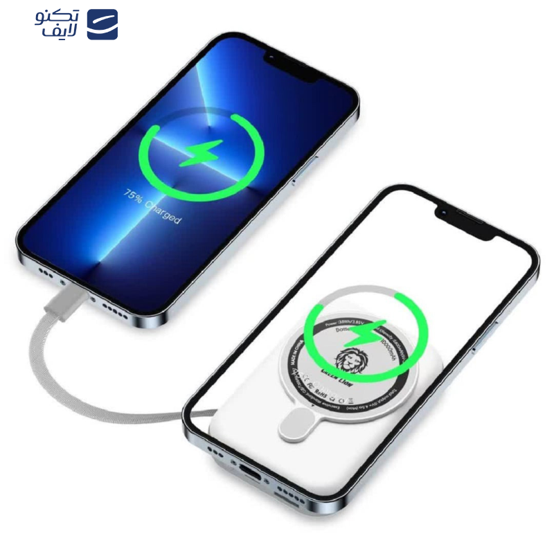 پاوربانک گرین لاین مدل Monaco MagSafe 22.5w ظرفیت 10000 میلی آمپر ساعت
