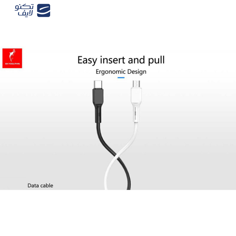  کابل تبدیل USB به microUSB اسکای دلفین مدل S58V طول 1 متر