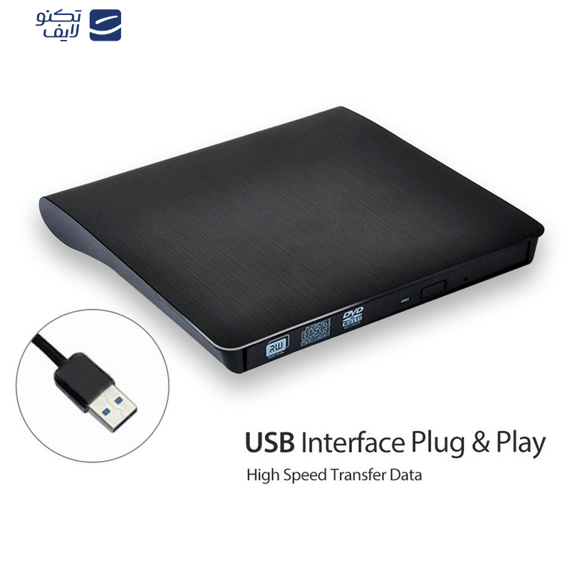 باکس تبدیل DVD رایتر USB 3.0 اینترنال SATA به اکسترنال ونتولینک مدل 12.7mm باکس تبدیل DVD رایتر USB 3.0 اینترنال SATA به اکسترنال ونتولینک مدل 12.7mm