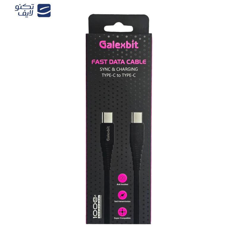 کابل USB-C گلکسبیت مدل CG Color طول یک متر کابل USB-C گلکسبیت مدل CG Color طول یک متر