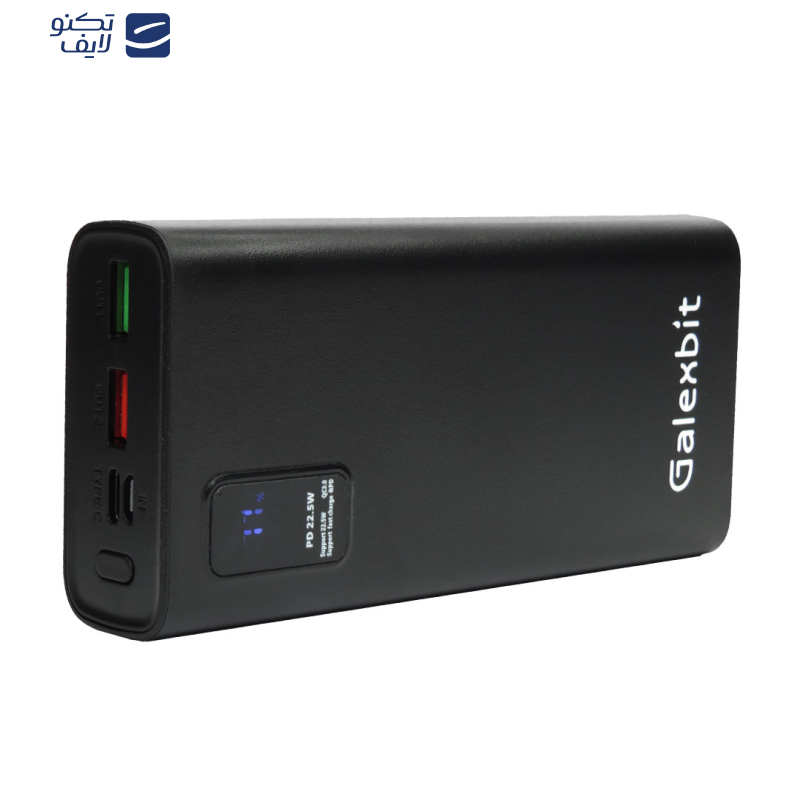 پاوربانک گلکسبیت مدل GP25 PD ظرفیت 20000 میلی آمپر ساعت