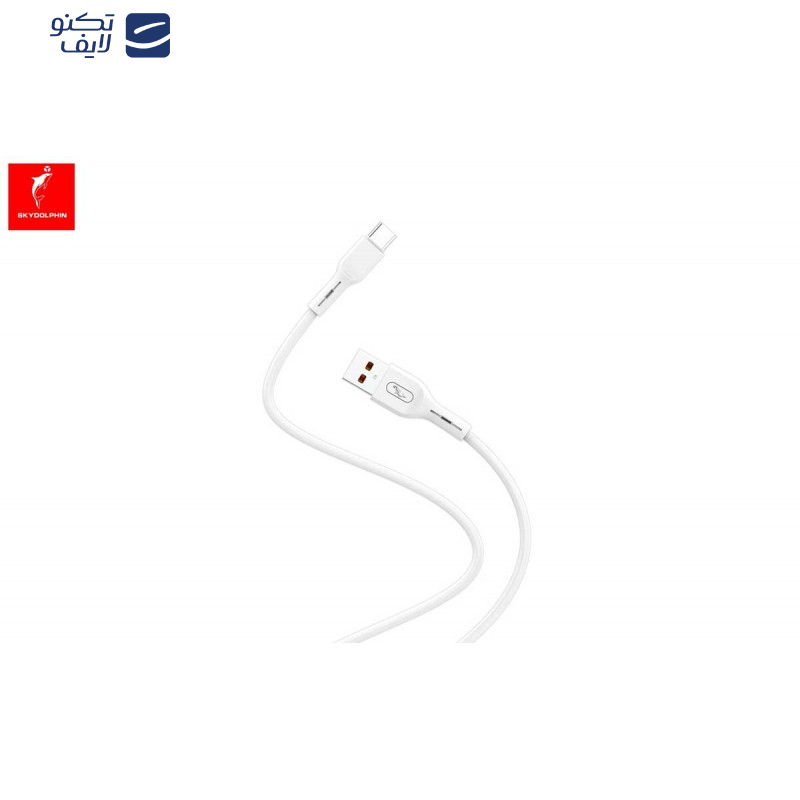 کابل تبدیل USB به USB-C اسکای دلفین مدل S61T طول 1 متر کابل تبدیل USB به USB-C اسکای دلفین مدل S61T طول 1 متر