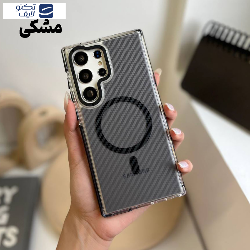 کاور مدل کربن کد 01 مناسب برای گوشی سامسونگ Galaxy S24 Ultra به همراه محافظ لنز کاور مدل کربن کد 01 مناسب برای گوشی سامسونگ Galaxy S24 Ultra به همراه محافظ لنز