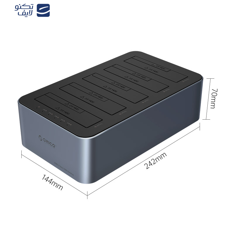 داک هارددیسک اوریکو مدل 6656C3-C 5Bay داک هارددیسک اوریکو مدل 6656C3-C 5Bay