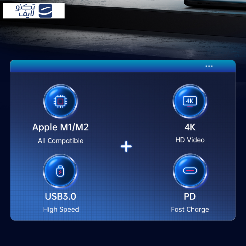 هاب 6 پورت USB-A اوریکو مدل PW11-6PCR