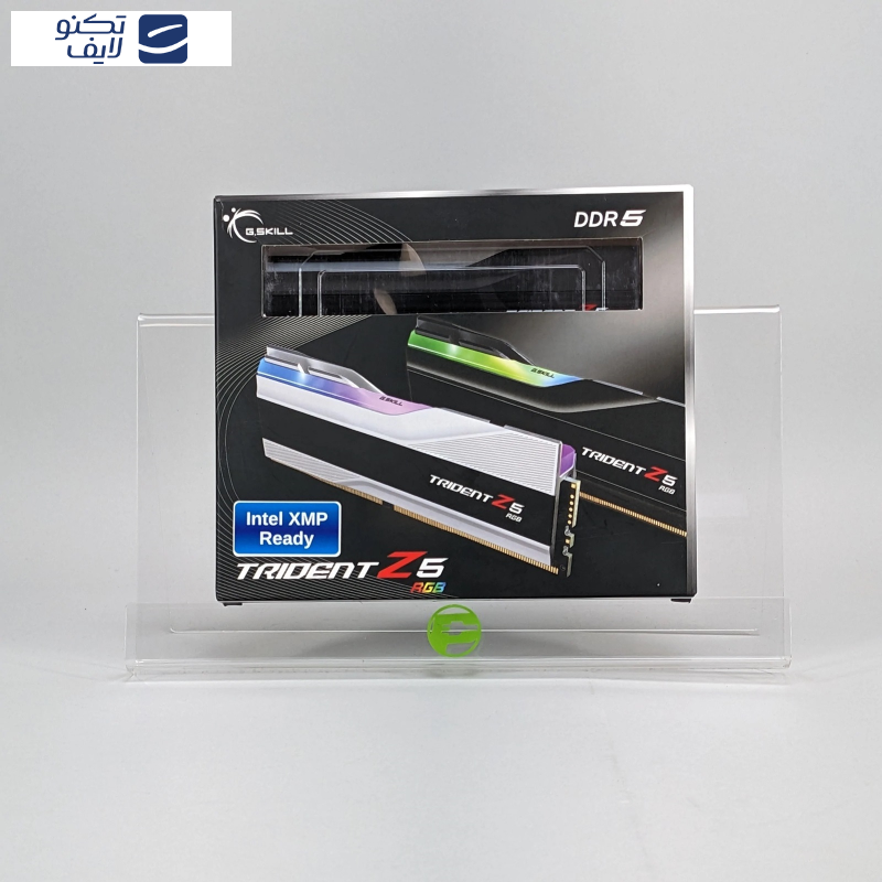رم دسکتاپ DDR5 دوکاناله 7200 مگاهرتز CL34 جی اسکیل مدل TRIDENT Z5 RGB Black ظرفیت 32 گیگابایت رم دسکتاپ DDR5 دوکاناله 7200 مگاهرتز CL34 جی اسکیل مدل TRIDENT Z5 RGB Black ظرفیت 32 گیگابایت