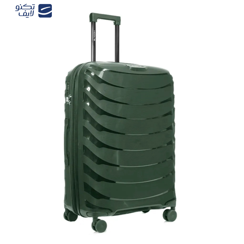 چمدان مدل HZD185 POLYPROPYLENE سایز بزرگ ارتفاع 76 سانتی متر