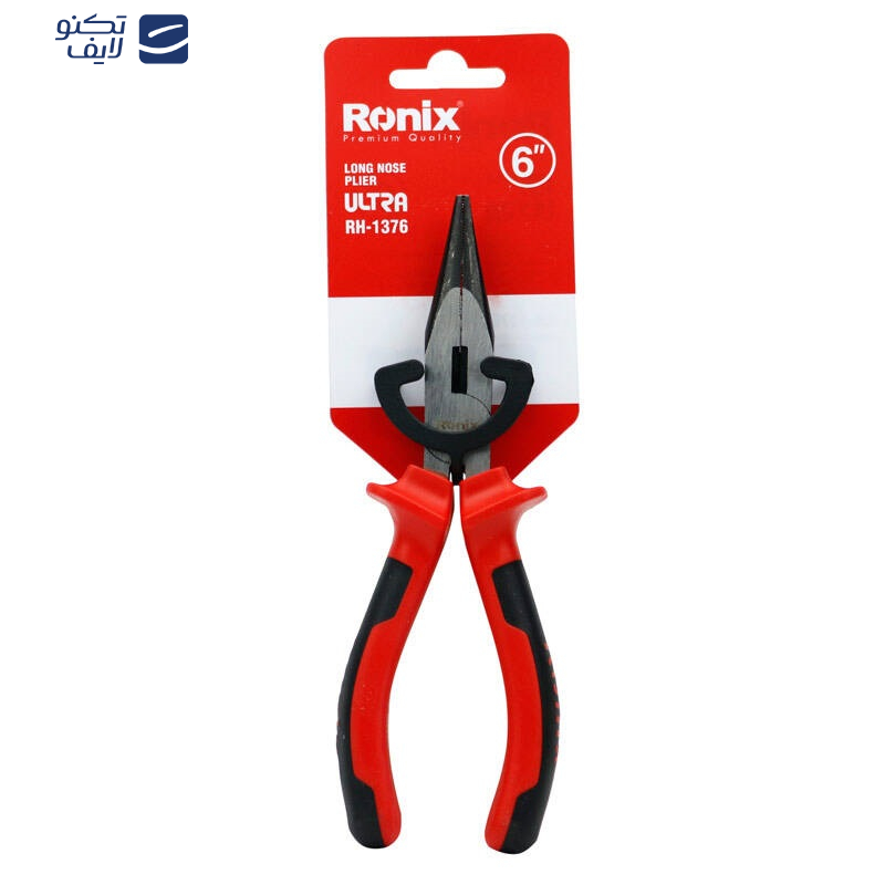 انبر دم باریک رونیکس مدل RON-1376 سایز 6 اینچ