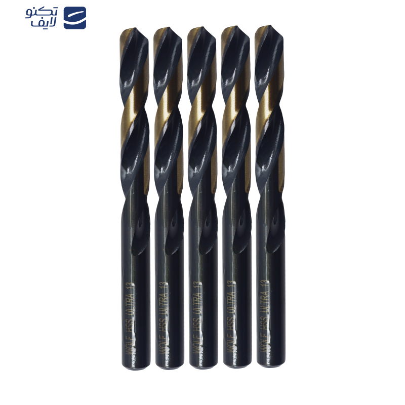 مته آهن ولف مدل اولترا کد YP-013MM سایز 13 میلی متر مجموعه 5 عددی مته آهن ولف مدل اولترا کد YP-013MM سایز 13 میلی متر مجموعه 5 عددی