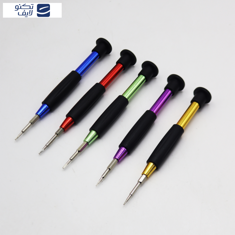 پیچ گوشتی موبایلی بلیکی مدل ستاره ای کد YP-05 مجموعه 5 عددی  