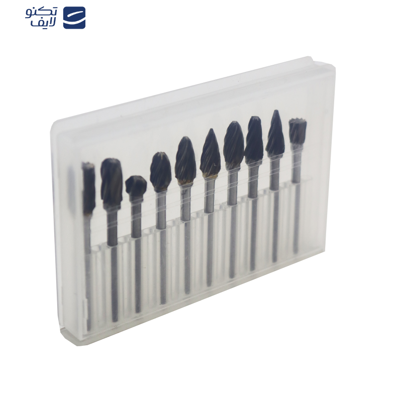 فرز چوب ساب الماسه مدل شیار باز کد YP-3MM-010 مجموعه 10 عددی  فرز چوب ساب الماسه مدل شیار باز کد YP-3MM-010 مجموعه 10 عددی