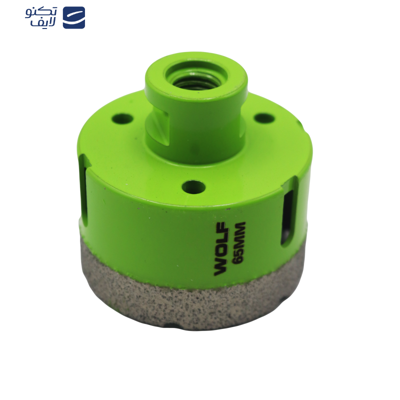 گردبر فرزی سنگ و سرامیک ولف مدل YP-065 به همراه رابط تبدیل به دریل سایز 65 میلی متر 