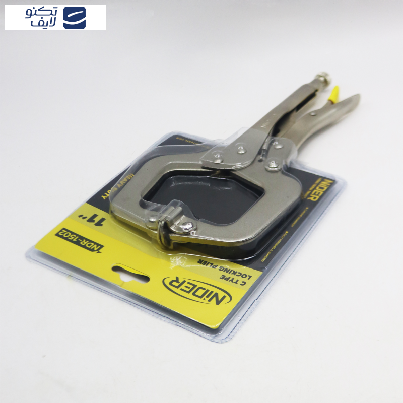 انبر قفلی ورق گیر نیدر مدل فک لقلقه ای کد YP-NDR-1502-280MM سایز 11 اینچ انبر قفلی ورق گیر نیدر مدل فک لقلقه ای کد YP-NDR-1502-280MM سایز 11 اینچ