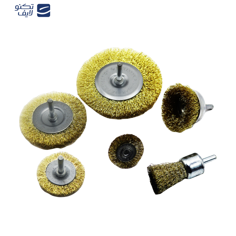 فرچه سیمی پلاتینیوم مدل YP-06 مجموعه 6 عددی