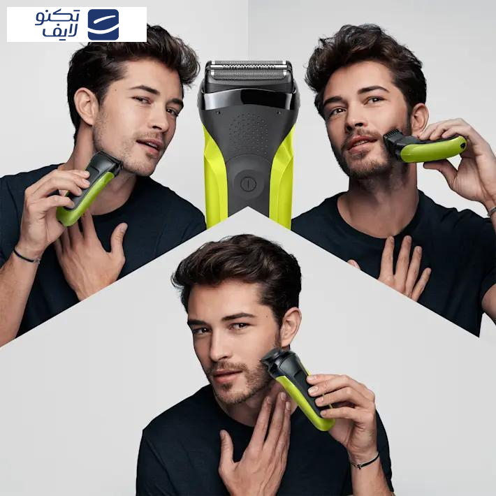 ماشین اصلاح موی صورت براون شارژی مدل S3 300BT