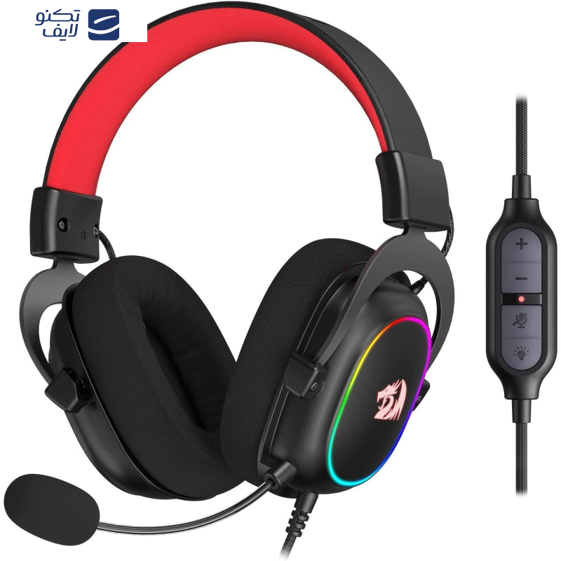 هدفون مخصوص بازی ردراگون مدل Zeus X H510 RGB هدفون مخصوص بازی ردراگون مدل Zeus X H510 RGB