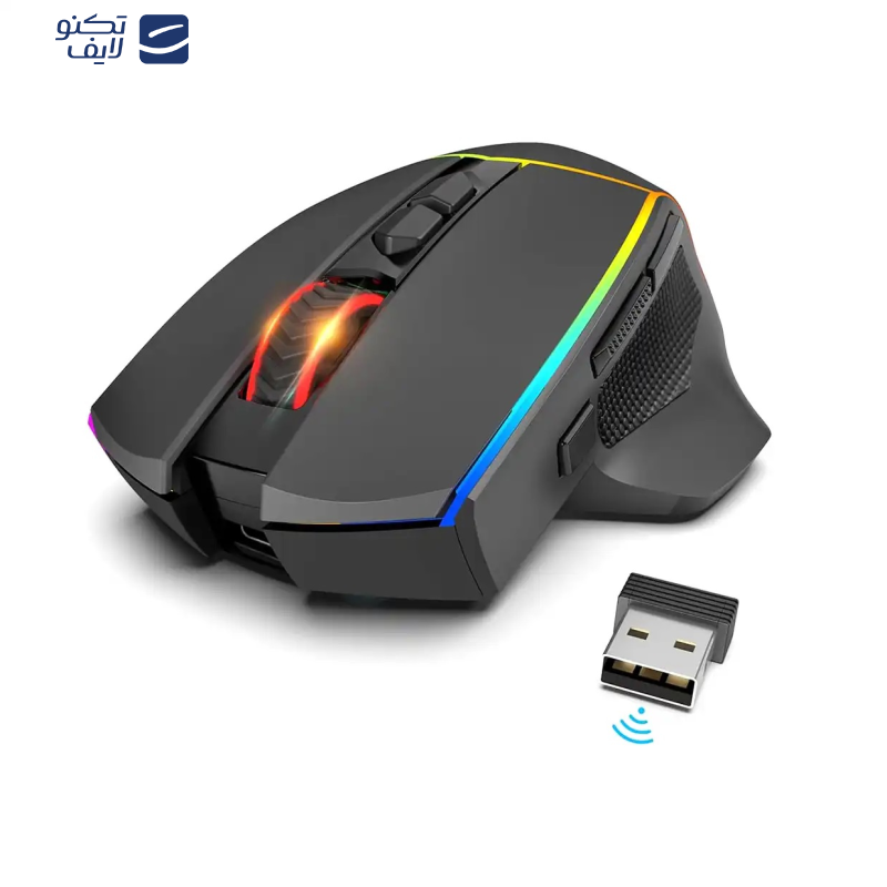 ماوس بی سیم مخصوص بازی ردراگون مدل AXE M814 PRO