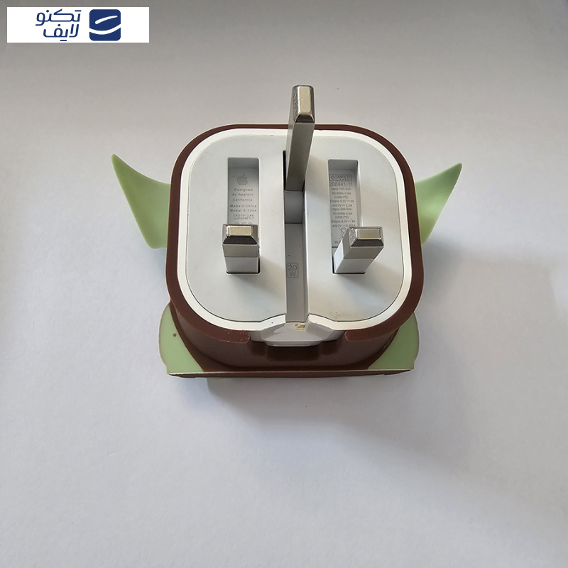 محافظ شارژر دیواری طرح فانتزی مدل بی بی یودا