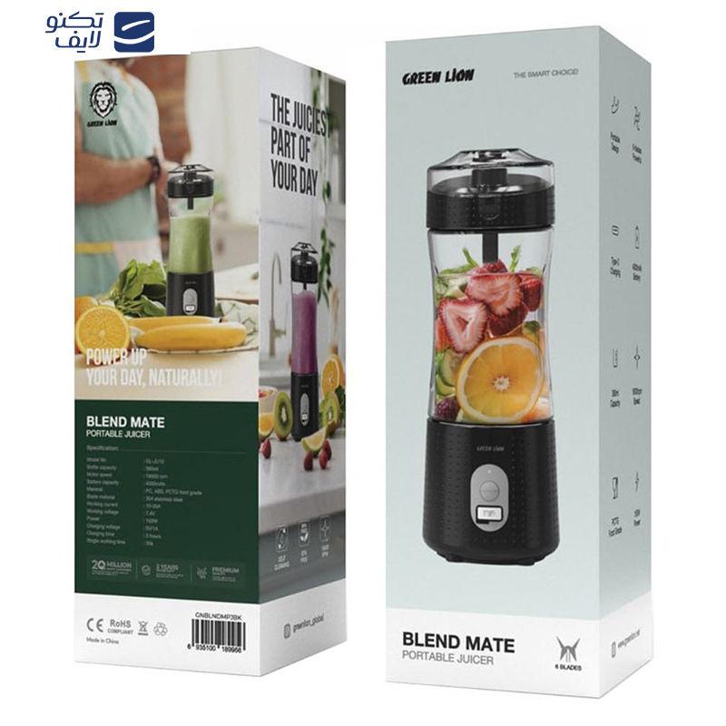 شیکر گرین لاین مدل BLEND MATE گنجایش 0.38 لیتر شیکر گرین لاین مدل BLEND MATE گنجایش 0.38 لیتر