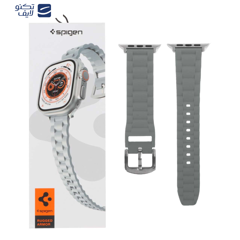 بند اسپیگن مدل Rugged Armor مناسب برای اپل واچ 42 / 44 / 45 / 49 میلی متری بند اسپیگن مدل Rugged Armor مناسب برای اپل واچ 42 / 44 / 45 / 49 میلی متری