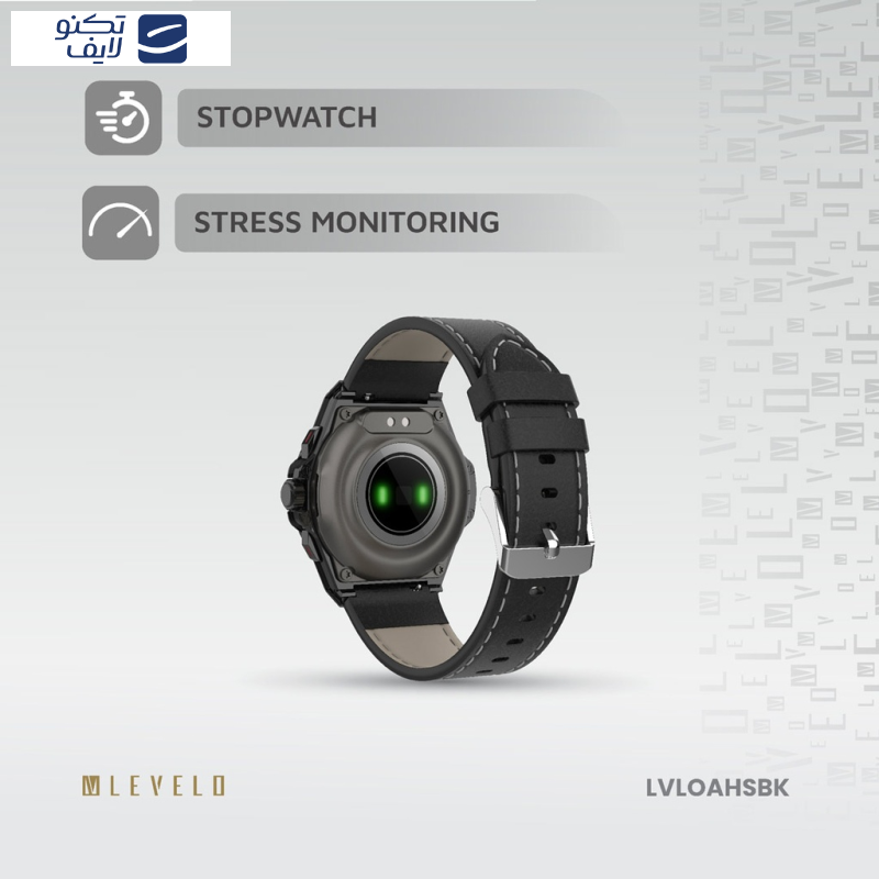 ساعت هوشمند 44 میلی متری لولو مدل Oak Automatique Hybrid بند چرم ساعت هوشمند 44 میلی متری لولو مدل Oak Automatique Hybrid بند چرم