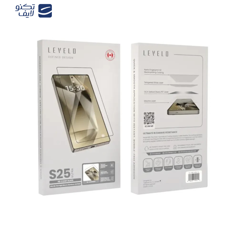 محافظ صفحه نمایش لِولو مدل Silk Print مناسب برای گوشی موبایل سامسونگ Galaxy S25 Ultra محافظ صفحه نمایش لِولو مدل Silk Print مناسب برای گوشی موبایل سامسونگ Galaxy S25 Ultra