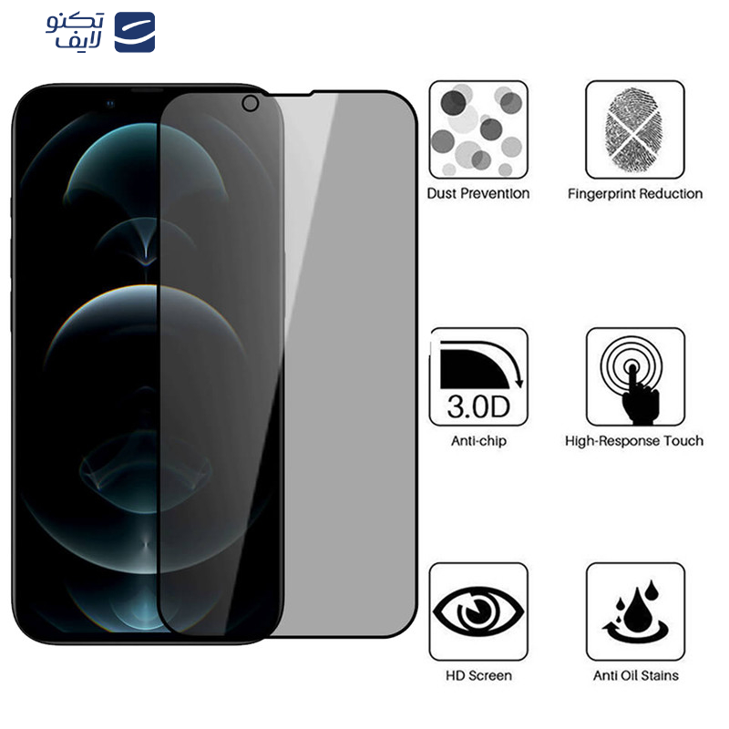 محافظ صفحه نمایش حریم شخصی اپیکوی مدل Pry مناسب برای گوشی موبایل اپل iPhone 16e / 14 / 13 Pro / 13 محافظ صفحه نمایش حریم شخصی اپیکوی مدل Pry مناسب برای گوشی موبایل اپل iPhone 16e / 14 / 13 Pro / 13