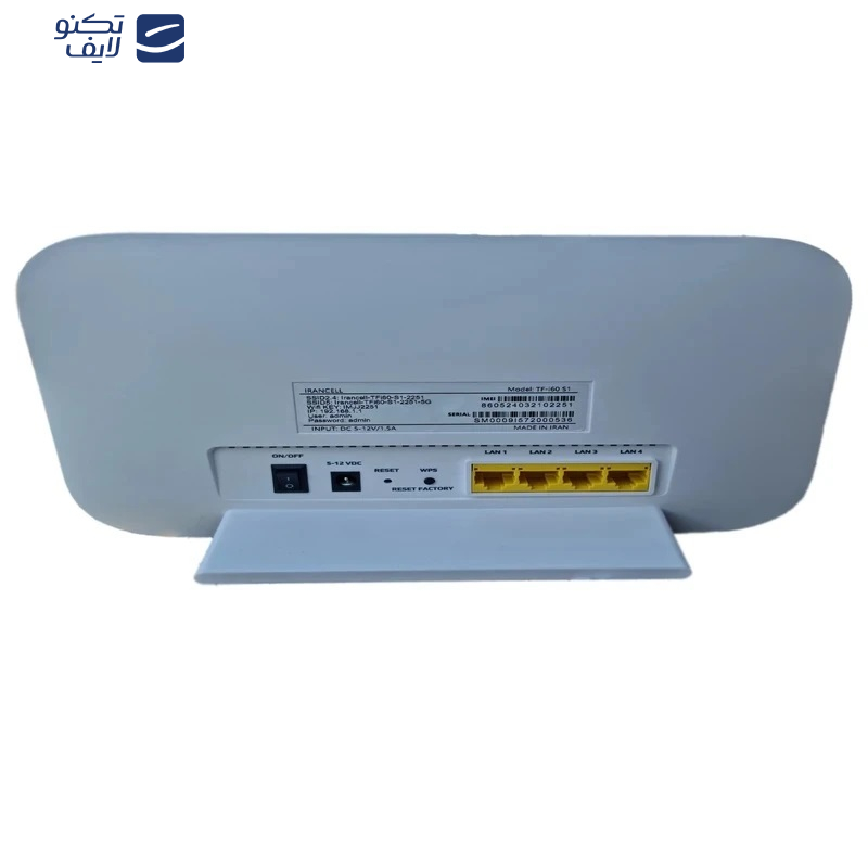 مودم روتر بی سیم 4G LTE ایرانسل مدل TF-I60 S1 به همراه سیم کارت 660 گیگابایتی Wenex مودم روتر بی سیم 4G LTE ایرانسل مدل TF-I60 S1 به همراه سیم کارت 660 گیگابایتی Wenex