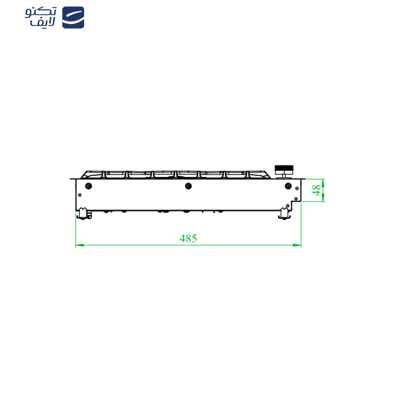 اجاق گاز صفحه‌ای کن مدل رکو