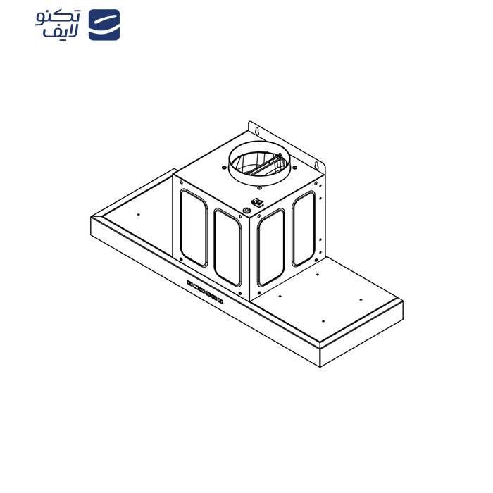 هود مخفی کن مدل آرتیما 14 سایز 80