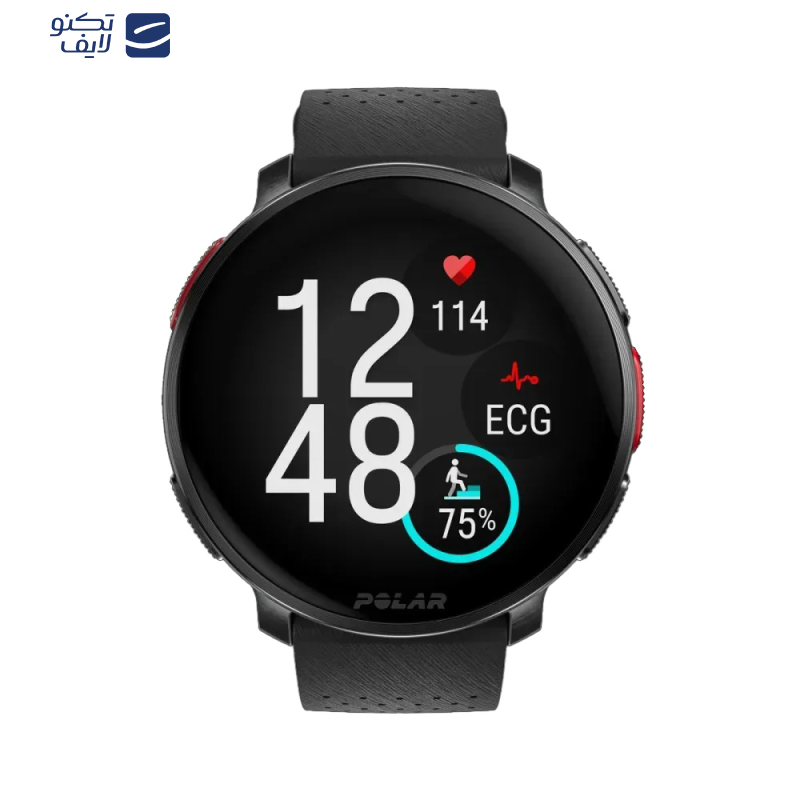 ساعت هوشمند 47 میلی متری پلار مدل Vantage V3 با بند سیلیکونی