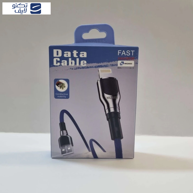 کابل تبدیل USB به لایتنینگ مازارس مدل C5IP طول 1 متر کابل تبدیل USB به لایتنینگ مازارس مدل C5IP طول 1 متر
