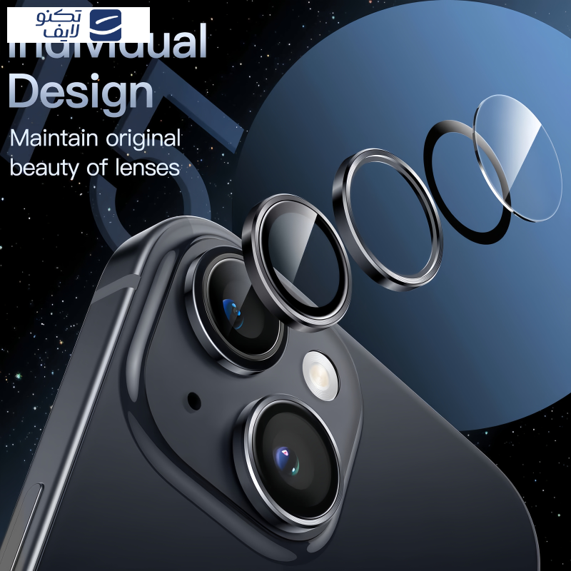 محافظ لنز دوربین چلیپا مدل Sapphire مناسب برای گوشی موبایل اپل iPhone 15 محافظ لنز دوربین چلیپا مدل Sapphire مناسب برای گوشی موبایل اپل iPhone 15