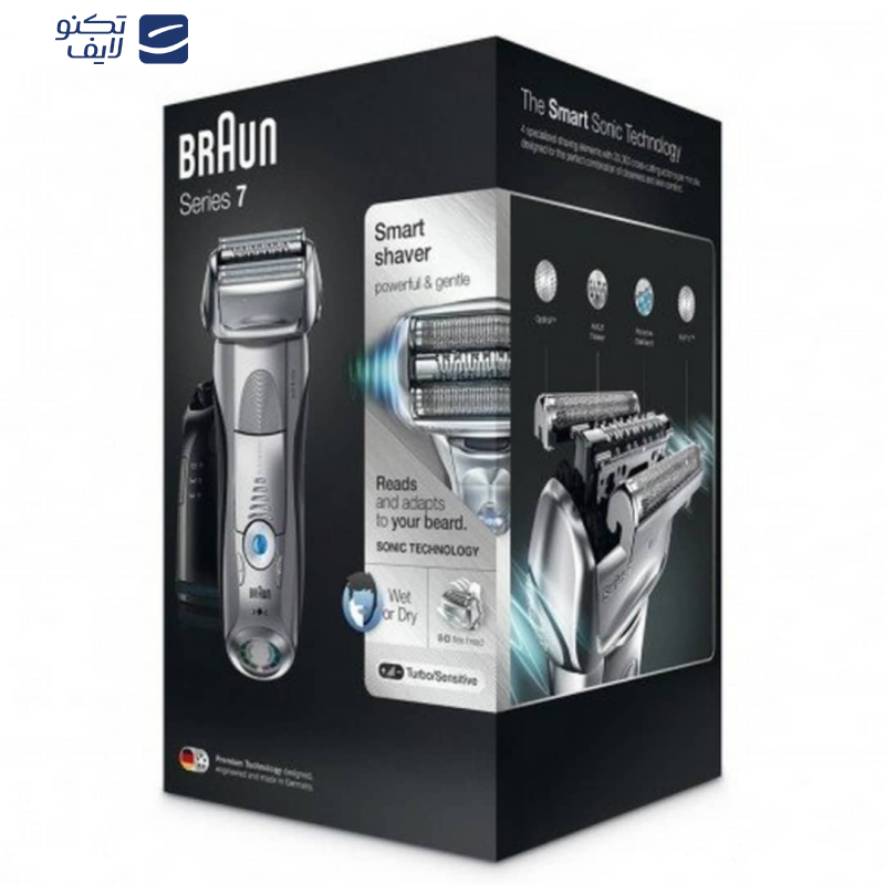 ماشین اصلاح موی صورت براون مدل 7899CC ماشین اصلاح موی صورت براون مدل 7899CC